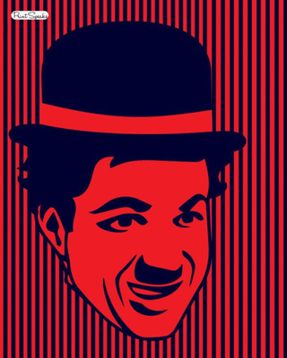 

Aabhaas Wall Poster Red Chaplin Mounted Paper Print(12 inch X 18 inch, Rolled)