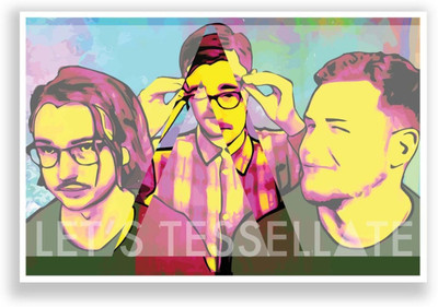 

Aabhaas Wall Poster Let's Tessellate Alt-J Inspired Pop Art Music Pop Art Paper Print(12 inch X 18 inch, Rolled)