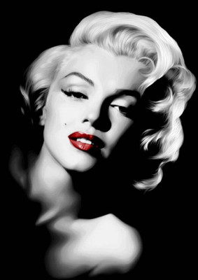 

Aabhaas Wall Poster Red Lips S- Paper Print(12 inch X 18 inch, Rolled)