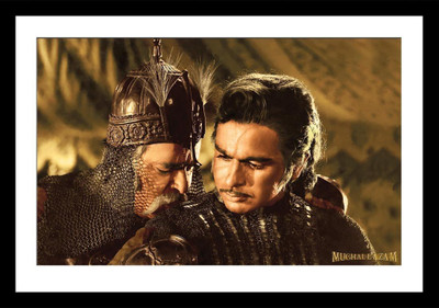 

Wall Poster Mughal-E-Azam - Prithviraj Kapoor and Dilip Kumar Paper Print(12 inch X 18 inch, Rolled)