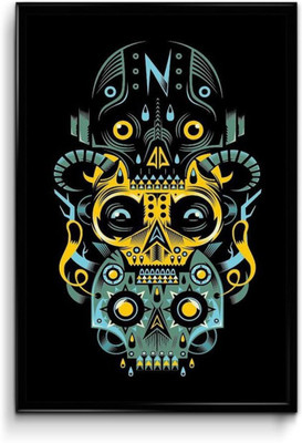 

Wall Poster Graphical Doodle Paper Print(12 inch X 18 inch, Rolled)