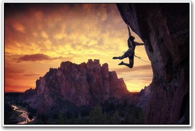 

Akhuratha Wall Poster Rock Climbing Paper Print(12 inch X 18 inch, Rolled)