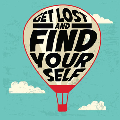 

Aabhaas Wall Poster Get Lost and Find Yourself Paper Print(12 inch X 18 inch, Rolled)