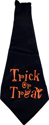 

Funcart Black Happy Halloween Trick or Treat Log Tie