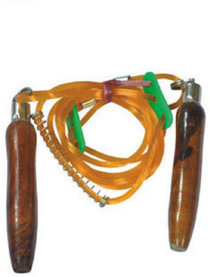 

Woody Shisham Adjustable Freestyle Skipping Rope(Orange, Length: 274 cm), Brown