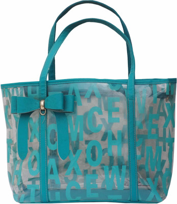 

ALIVE Women Casual Blue Leatherette Hand-held Bag