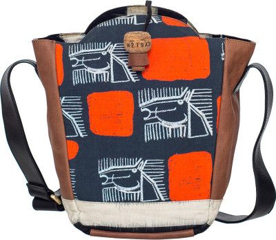 

Navshi Women Casual Multicolor Canvas Sling Bag