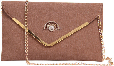 

Fiona Trends Women Casual Tan Rexine, PU Sling Bag
