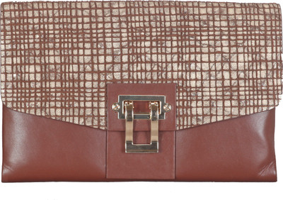 

ADAMIS Women Evening/Party Tan Genuine Leather Sling Bag