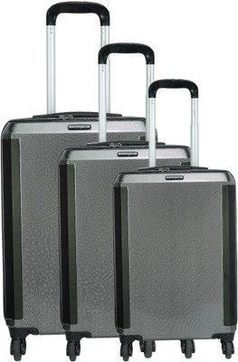 

Tamo Galaxy - 3 Piece Set Luggage Grey & Black Lazer Print 20 Inch, 24 Inch & 28 Inch Check-in Luggage - 28 inch(Black)