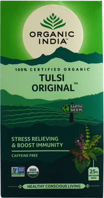 

Organic India Original Tulsi Tea Bags(25 Bags, Box)