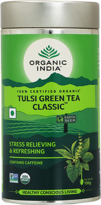 

Organic India Tulsi Green Tea(100 g, Plastic Bottle)