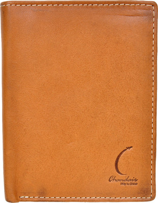 

Chandair Men Brown Genuine Leather Wallet(7 Card Slots), Rustic oak brown