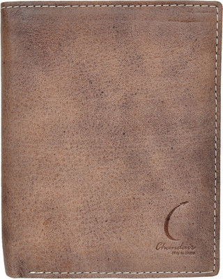 

Chandair Men Brown Genuine Leather Wallet(7 Card Slots), Coffee brown