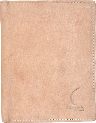 

Chandair Men Khaki Genuine Leather Wallet(7 Card Slots)