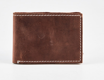 

iconicstyle Men Brown Genuine Leather Wallet(4 Card Slots)
