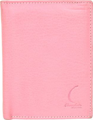 

Chandair Men Pink Genuine Leather Wallet(7 Card Slots), Vivid pink