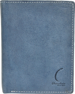 

Chandair Men Grey Genuine Leather Wallet(7 Card Slots), Flint grey