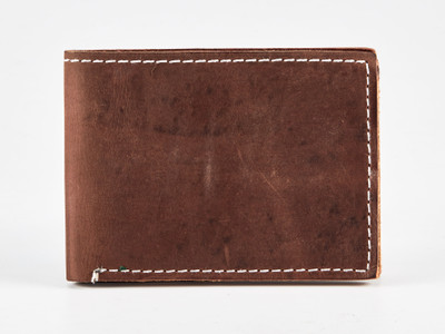 

iconicstyle Men Brown Genuine Leather Wallet(2 Card Slots)