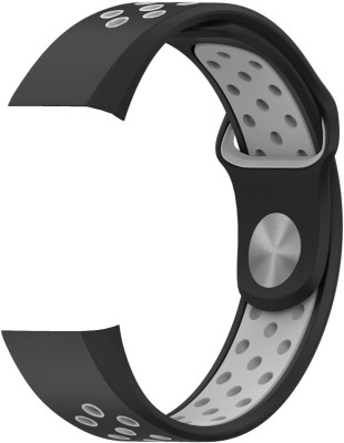Shopizone Shopizone Fit Bit Charge 2 Sports Silicone band Grey 22 mm Smartwatch Strap Watch Strap(Black)   Watches  (Shopizone)