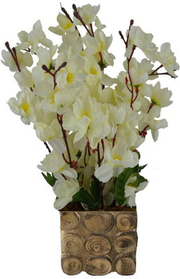

paradise para-flw-84 White Orchids Artificial Flower(16 inch, Pack of 1)