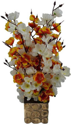 

paradise para-flw-83 Multicolor Magnolia Artificial Flower(16 inch, Pack of 1)