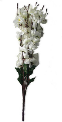 

paradise para-blsm-03 White Magnolia Artificial Flower(19 inch, Pack of 1)
