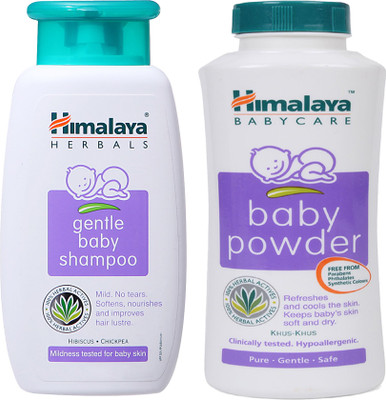 

Himalaya Herbals gentle baby Shampoo (400ml)+Himalaya Herbals Baby powder (400g)(White)