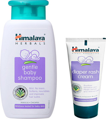 

Himalaya Herbals gentle baby Shampoo (200ml)+Himalaya Diaper Rash Cream (50g)(White)