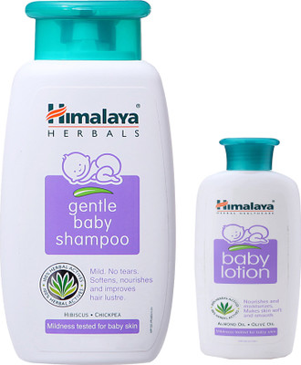 

Himalaya Herbals gentle baby Shampoo (400ml)+Himalaya Herbals Baby Lotion (100ml)(White)