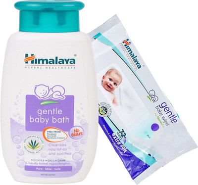 

Himalaya Herbals gentle baby Shampoo (400ml)+Himalaya Herbals Gentle baby Wipes (72 Sheets)(White)