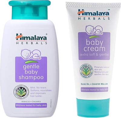 

Himalaya Herbals gentle baby Shampoo (200ml)+Himalaya Herbals Baby Cream (200g)(White)