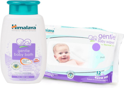 

Himalaya Herbals gentle baby Shampoo (100ml)+Himalaya Herbals Gentle baby Wipes (12 Sheets)(White)