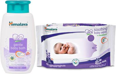 Himalaya Herbals gentle baby Shampoo (100ml)+Himalaya Herbals Soothing Baby Wipes (12 Sheets)(White) available at flipkart for Rs.180