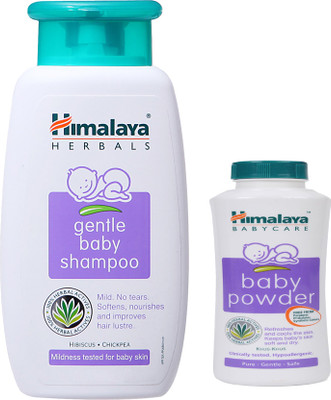 

Himalaya Herbals gentle baby Shampoo (400ml)+Himalaya Herbals Baby powder (100g)(White)