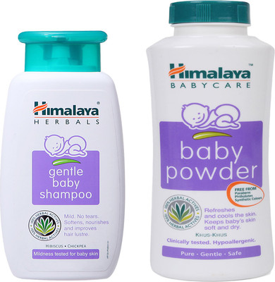 

Himalaya Herbals gentle baby Shampoo (100ml)+Himalaya Herbals Baby powder (200g)(White)