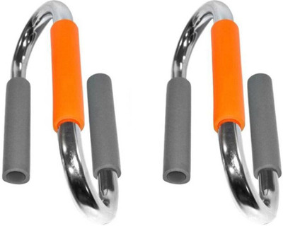 

Energie Fitness Imported High Quality with Two Color Foam Handle push up stand Push-up Bar(Orange, Grey), Grey;orange