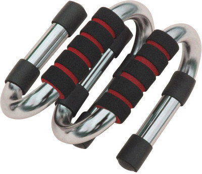 

GOCART S Shape (Multicolor) Push-up Bar(Red), Black