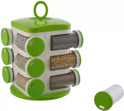 

Shree jony 12 masala rack (multi colour) ( plastic ) 1 Piece Salt & Pepper Set(Plastic)