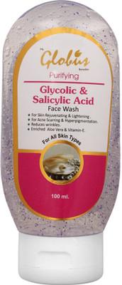

Globus Glycolic Acid and Salicylic Acid Face Wash(100 ml)
