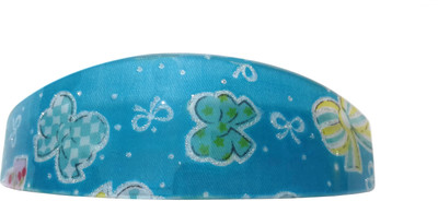 Shreya Collection Blue Colour Glitter Sparkly Floral Print Hair Ponytail Barrette Clutcher Clip Alligator Buckle - 10045.30 Hair Clip(Blue)