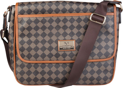 

Versace 19.69 Italia Messenger Bag(Brown, Imported)