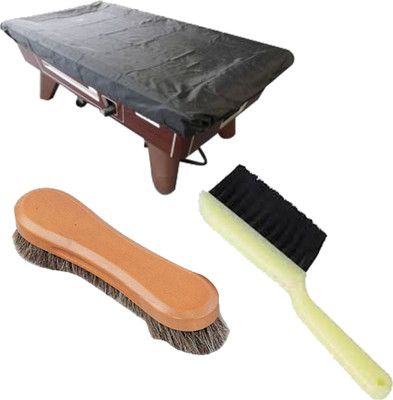 

JBB COMBO OF SNOOKER TABLE COVER,CUSHION BRUSH N BRUSH(12") Home Pool Table