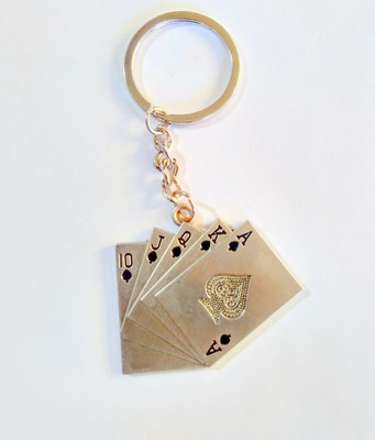 

HatsOff Playing Cards Key Chain Metal key ring Key Chain