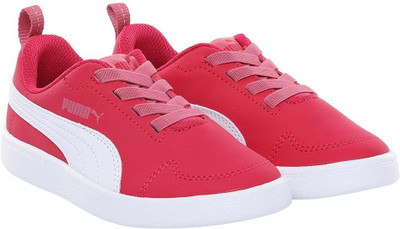 

Puma Boys & Girls Lace Sneakers(Pink, Love potion-white