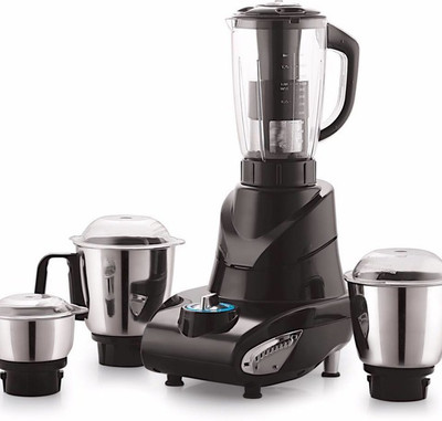 jusal mixer Jio Black 1000 W Juicer Mixer Grinder(Black, 4 Jars)