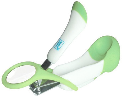 

MeeMee Gentle Nail Clipper with Magnifier (White/Green)