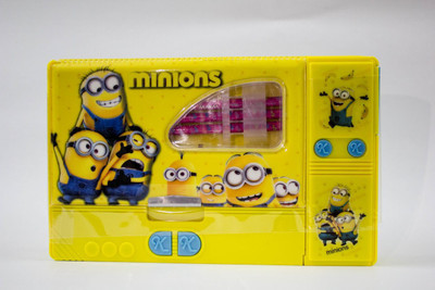 

Shopkooky Best for return gift Bus Style Minions Multi Purpose Art Plastic Pencil Box(Set of 1, Yellow)