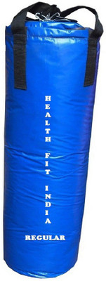 

HEALTH FIT INDIA Regular 2.0 Feet Long, SYNTHETIC LEATHER Material, BLUE Color, Unfilled with Hanging Straps Hanging Bag(2.0, 24 kg)