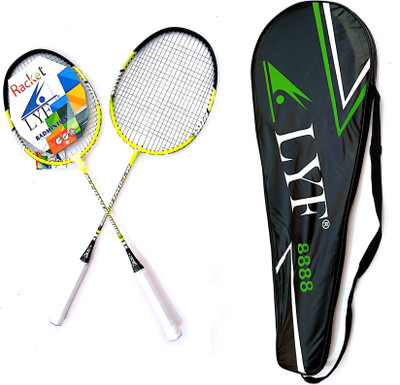 

Morex LYF MPOWER 8888 Green Strung Badminton Racquet(G3 - 3.5 Inches, 105 g)